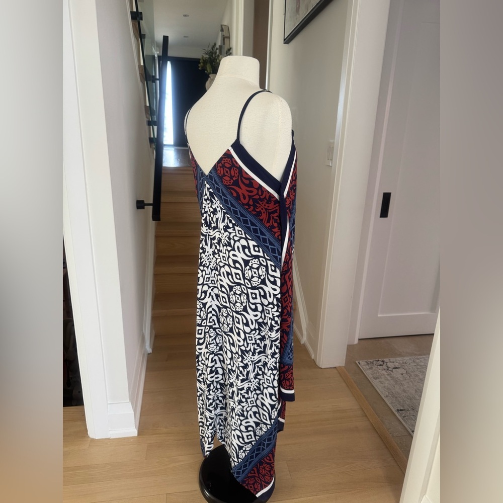 NWOT Tommy Bahama Ikat Diamonds Engineered Scarf Dress Swim Cover Up S/M - Picture 3 of 5